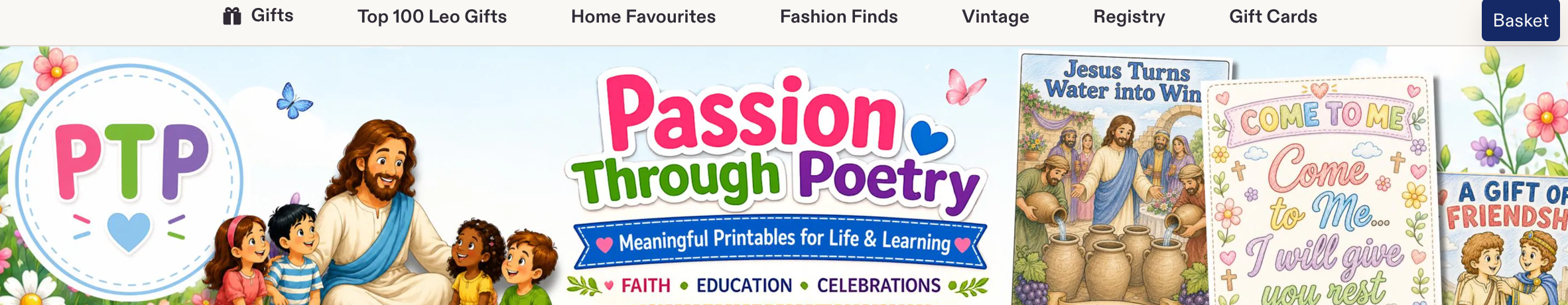 Passion Through Poetry Header Banner